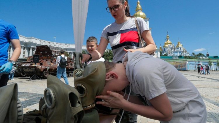 Ukrainians mark the Day of Remembrance of Children who died as a result of the armed aggression of Russia against Ukraine