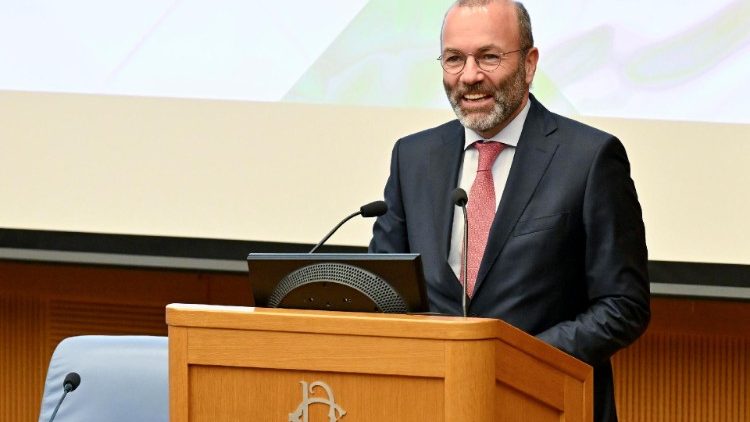 Il presidente del Ppe all'europarlamento di Strasburgo, Manfred Weber