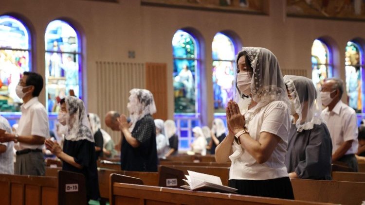 Memorial service for victims of the atomic bombing of Nagasaki