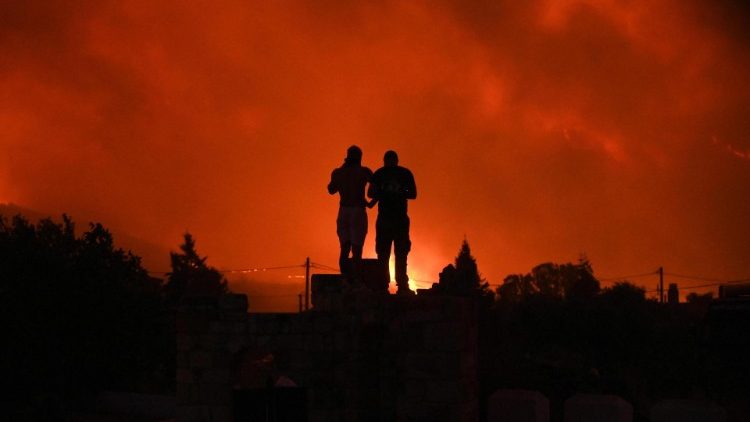Fiamme ad Alessandropoli, capoluogo dell'Evros 