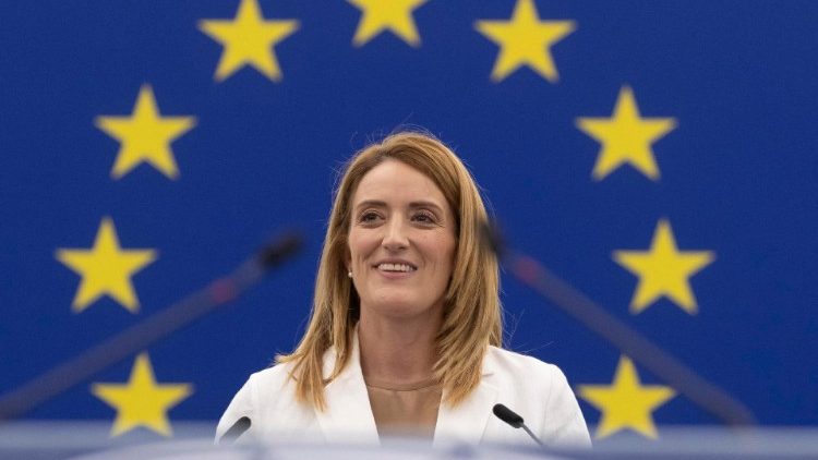 Roberta Metsola, presidente del Parlamento europeo
