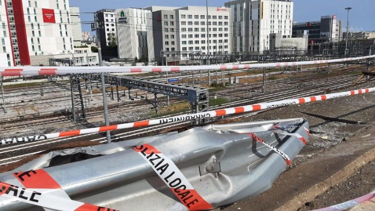 Il luogo del tragico incidente stradale a Mestre