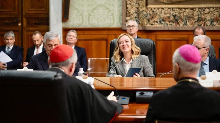 Il presidente del Consiglio italiano, Giorgia Meloni
