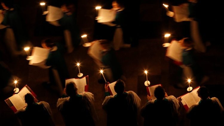 Salisbury Cathedral celebrates the beginning of Advent with a candle-lit service and procession.
