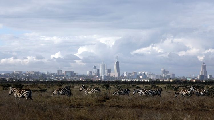Die Skyline von Nairobi