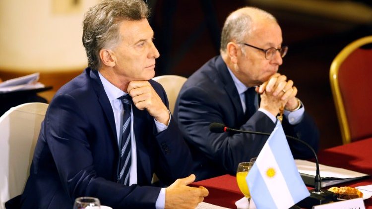 Le président argentin Mauricio Macri lors du sommet du Mercosur à Montevideo, le 18 décembre 2018.