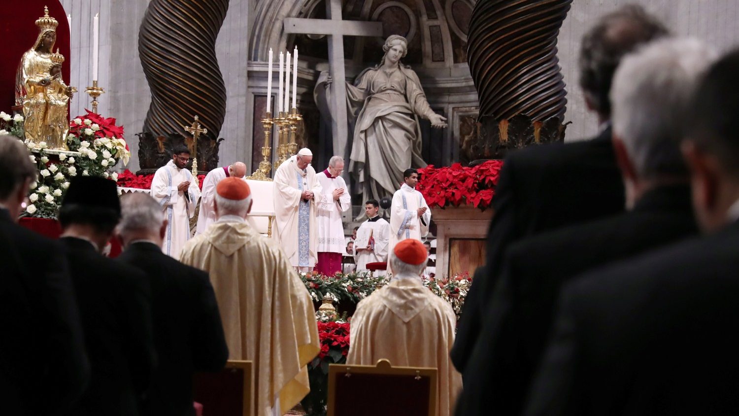 البابا فرنسيس يترأس القداس الإلهي احتفالا بعيد القديسة مريم أم الله - vatican news