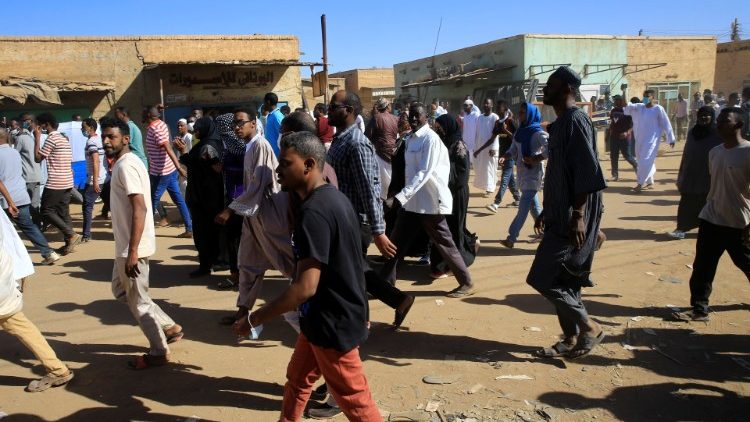 Le proteste a Khartoum