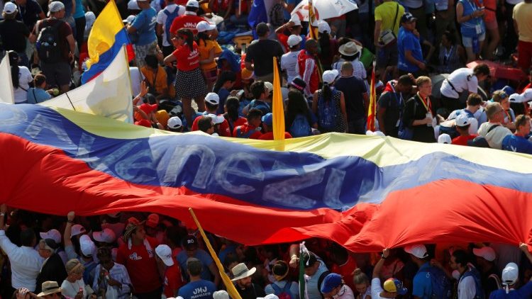 Venesuelos vėliava PJD Panamoje