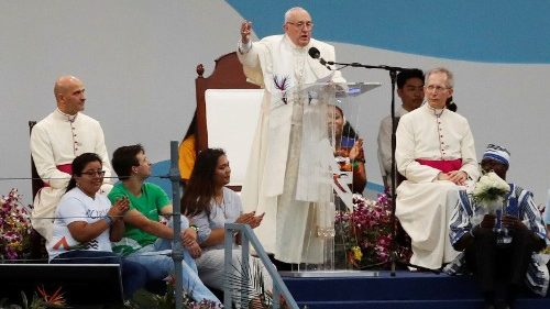 WYDパナマ大会・若者たちによる歓迎式：教皇「マリアのように神に答える勇気を」