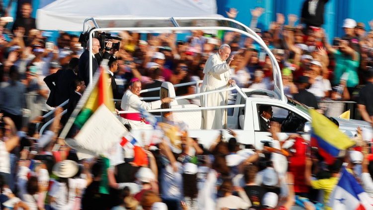 MAP Francis visits Panama for World Youth Day