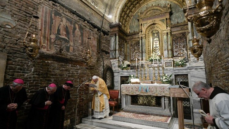 लोरेटो के मरियम तीर्थ पर सन्त पापा फ्राँसिस- तस्वीरः 25.03.2019 