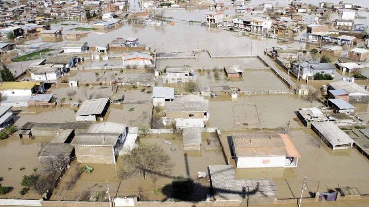 Inundações na província de Golestan, no Irã