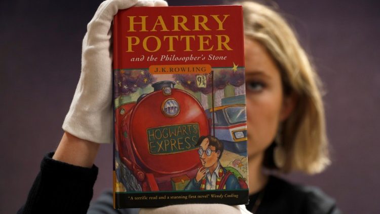 Eine Ausgabe des Buches über Harry Potter