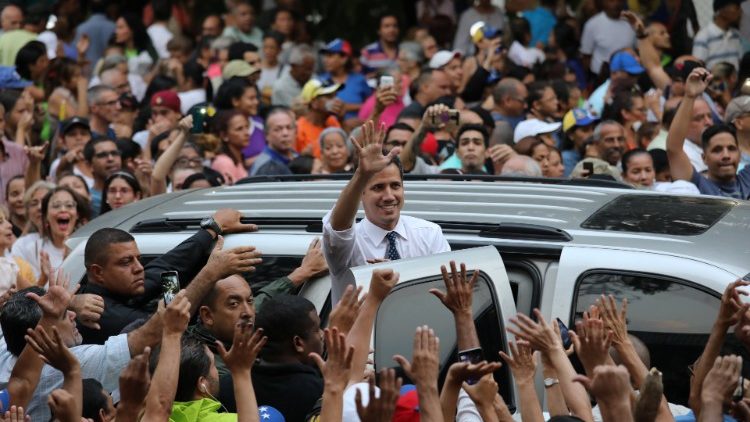 Juan Guaidó in Caracas
