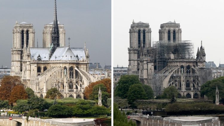 El mundo, conmocionado al ver arder la catedral Notre Dame de París