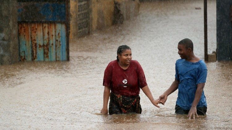 Überschwemmungen nach dem Zyklon Kenneth, in Pemba, Mosambik (28.4.2019)