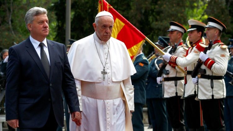Pope Francis visits North Macedonia