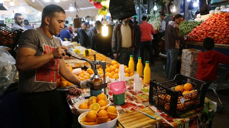 Ein Markt in Amman