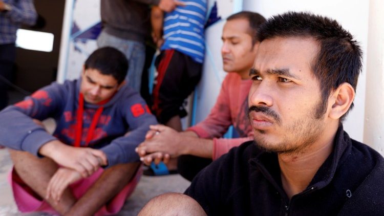 Diese Migranten konnten vor ein paar Tagen vor der libyschen Küste aus Seenot gerettet werden