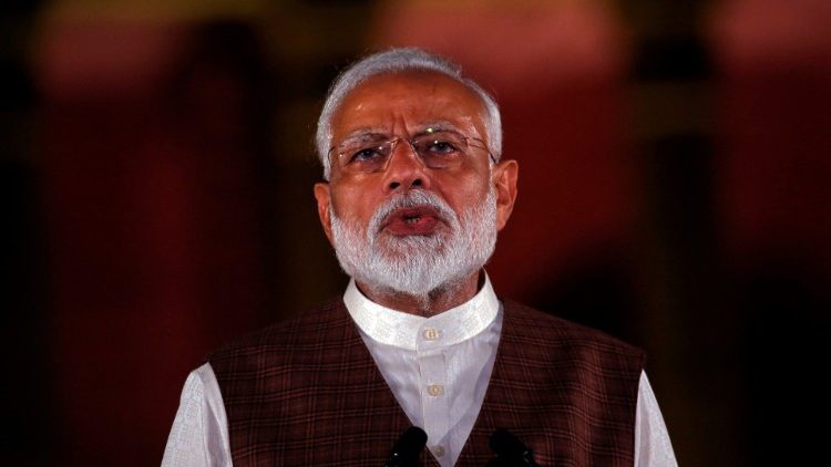 Sieht gemäßigter aus, als er ist: Indiens Regierungschef  Narendra Modi