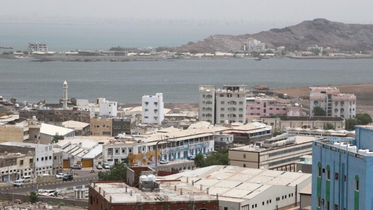 Vue sur la ville d'Aden