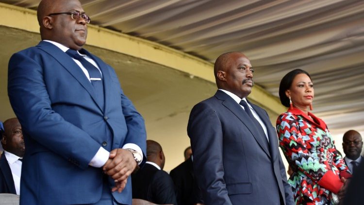 FILE PHOTO: Democratic Republic of Congo's former President Joseph Kabila and his successor President  Felix Tshisekedi