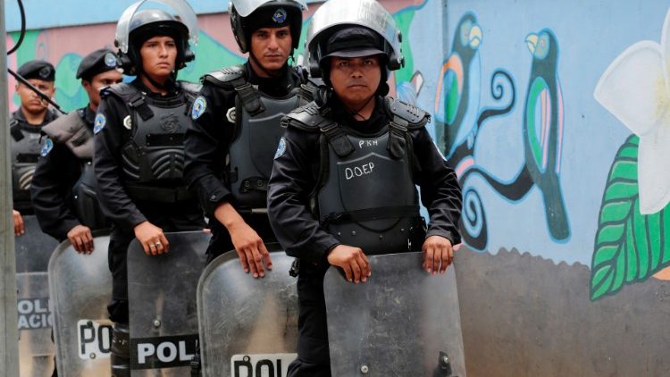 September 2019: Polizeieinsatz bei Protesten gegen die Regierung Ortega in Managua