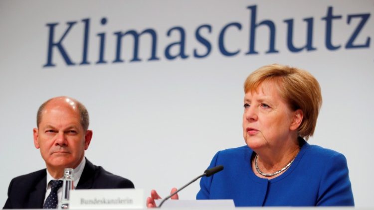 La chancelière allemande Angela Merkel lors de la conférence sur le climat de vendredi 20 septembre