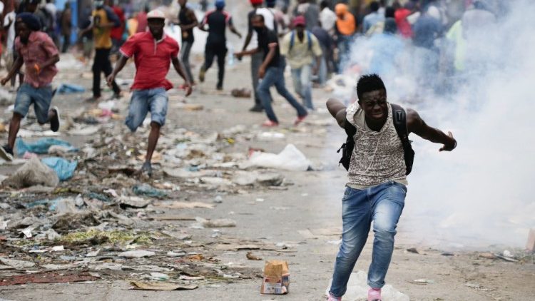Journée de manifestations en Haïti, ò Port-au-Prince, le 30 septembre 2019. 