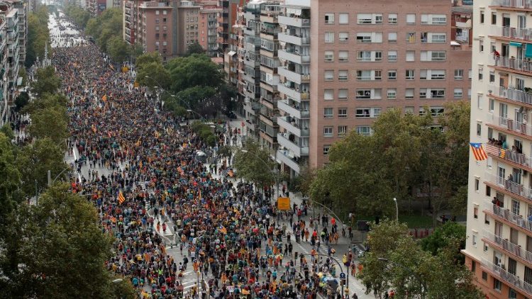 Proteste generali in Catalogna 