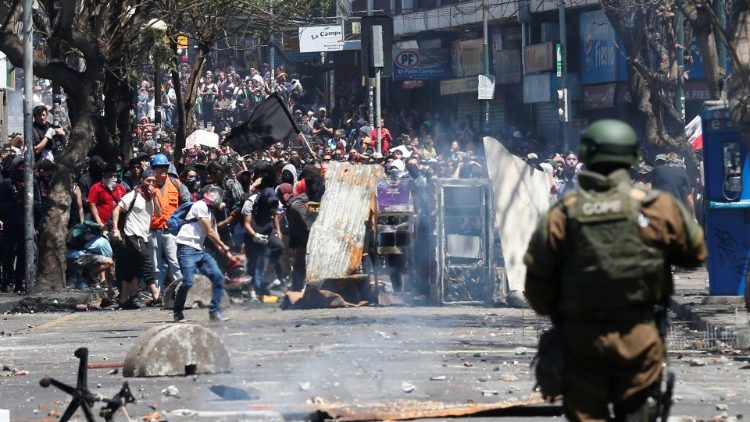 Manifestações de protesto no Chile