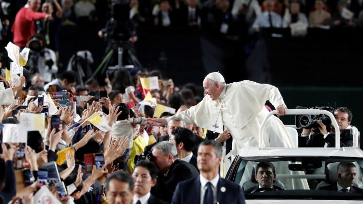 Japońska prasa cytuje Papieża Franciszka