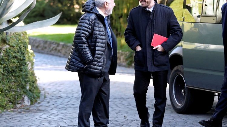 Stiglitz alla Casina Pio IV con il ministro argentino dell'Economia 