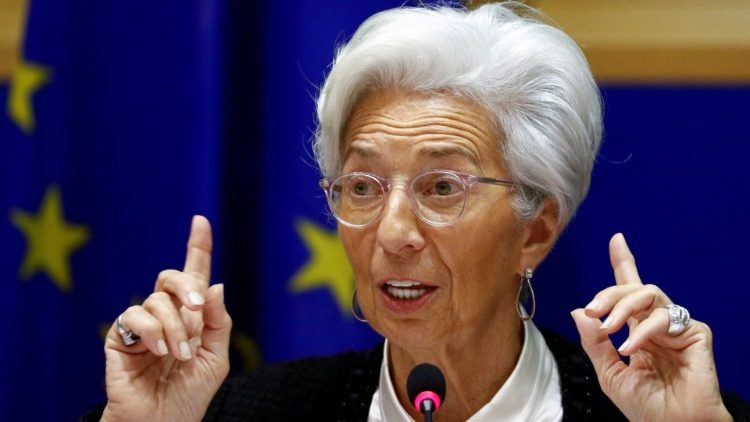 La presidente della Bce Lagarde