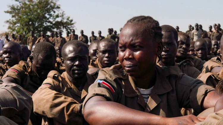 Des soldats Sud-soudanais près de Juba (photo d'illustration).