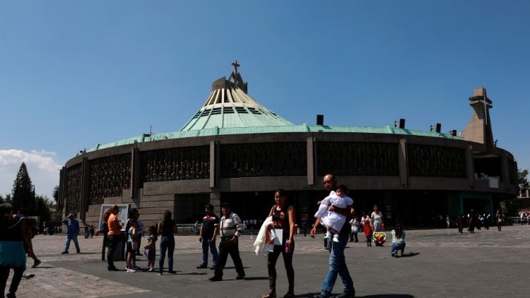 Basilique Notre-Dame de Guadalupe, Mexico, le 22 mars 2020