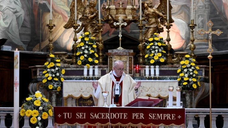 教皇フランシスコ、神のいつくしみの主日のミサで　2020年4月19日　