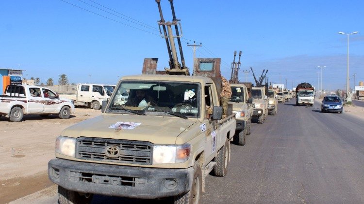 Libyan military vehicles 