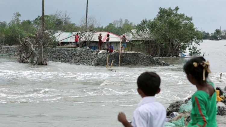 Disaster in Bangladesh in the wake of Cyclone Amphan in May, 2020. 
