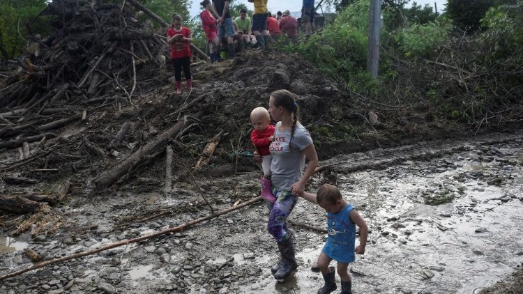 Überschwemmungen in der Westukraine haben vor wenigen Wochen viel Leid verursacht