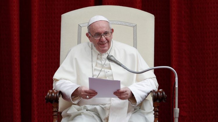 Le Pape François lors de l'audience générale du 2 septembre 2020