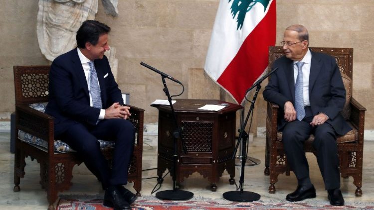 Libano: colloquio tra Conte e Aoun