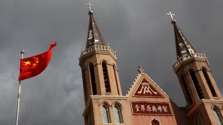 Църквата в Хуангтуганг, провинция Хъбей, Китай.