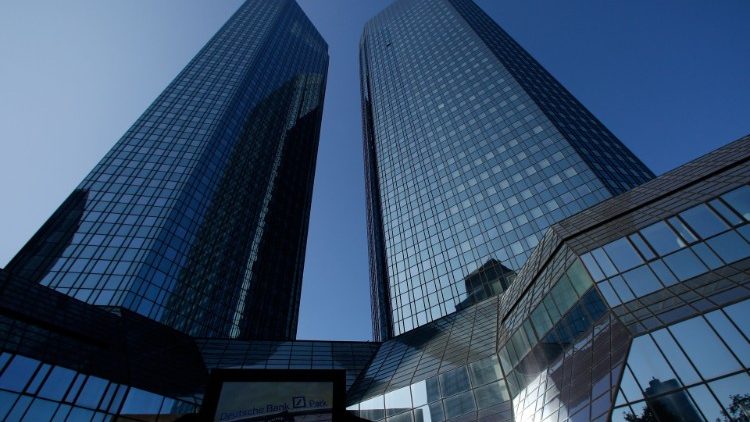 Germany's Deutsche Bank headquarters are pictured in Frankfurt
