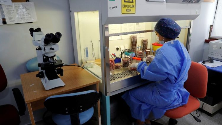 A laboratory technician on COVID-19 vaccine