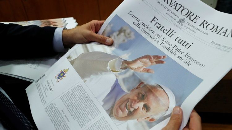 Специално издание на "Осерваторе Романо", посветено на новата папска енциклика