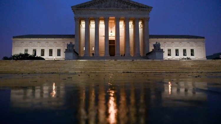 La Cour suprême américaine à Washington 