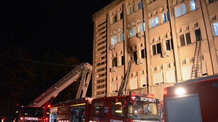 Branden på sjukhuset i Rumänien