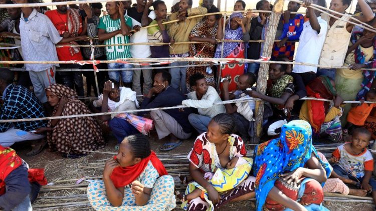 Rifugiati nel campo di Um-Rakoba al confine tra Sudan ed Etiopia